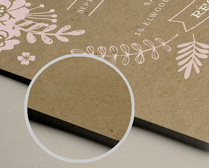quality paper kraft papermint custom wedding invitation and stationery design